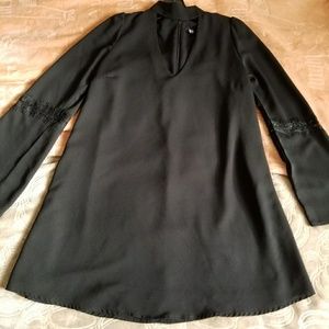 All black Lucca Short dress